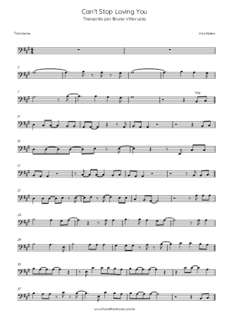 Van Halen  score for Trombone