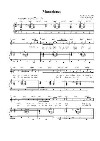 Van Morrison  score for Piano