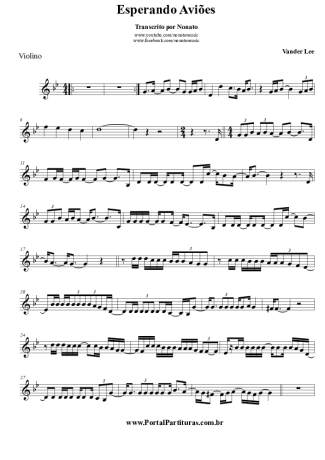 Vander Lee  score for Violin