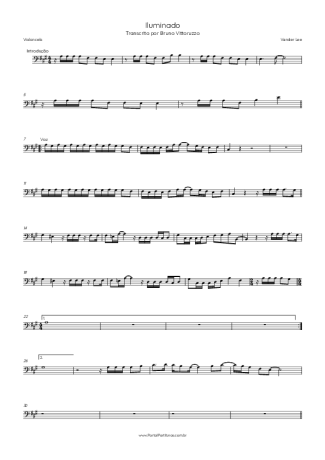 Vander Lee  score for Cello