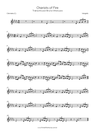 Score for Clarinet (C)
