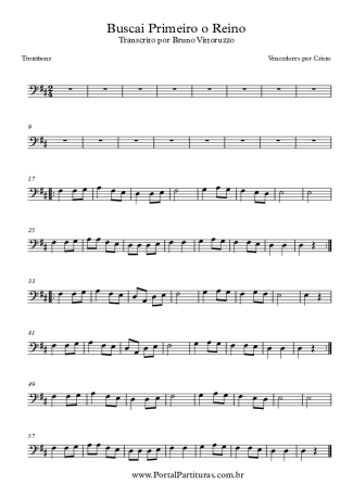 Vencedores por Cristo  score for Trombone