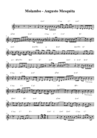 Vera Lúcia Molambo score for Tenor Saxophone Soprano (Bb)