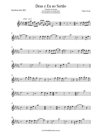 Victor e Leo  score for Alto Saxophone