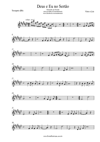 Victor e Leo  score for Trumpet