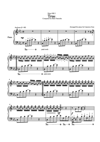 Video game soundtracks (Temas de Jogos) True score for Piano