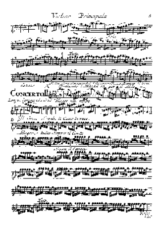 Vivaldi The Four Seasons - Summer score for Violin