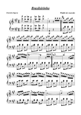 Waldir Azevedo  score for Piano