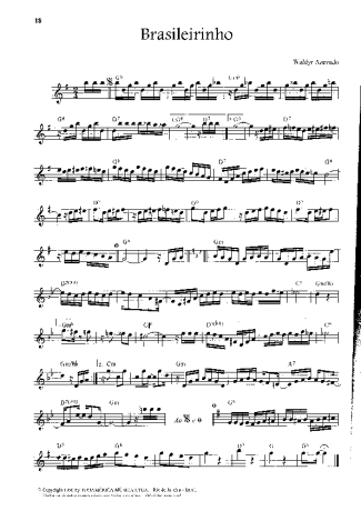 Waldir Azevedo Brasileirinho score for Violin