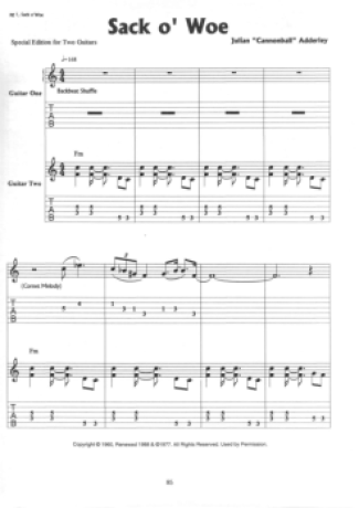 Wes Montgomery  score for Guitar