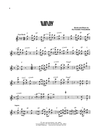 Wes Montgomery Windy score for Guitar