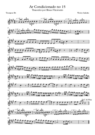 Wesley Safadão  score for Trumpet