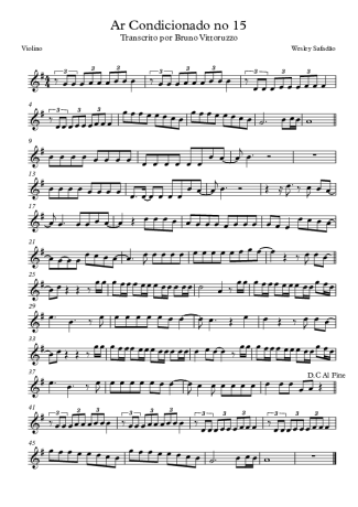 Wesley Safadão  score for Violin