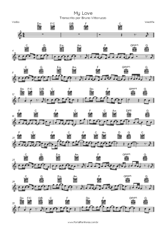 Westlife  score for Acoustic Guitar