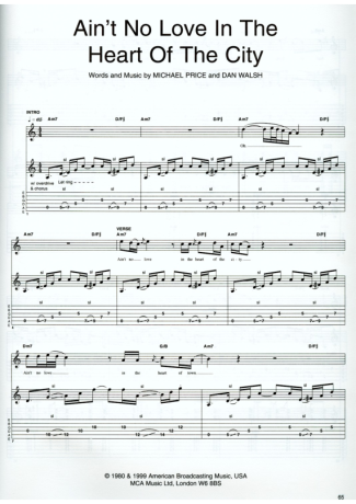 Whitesnake  score for Guitar