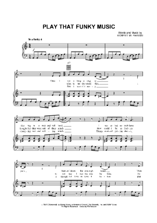 Wild Cherry  score for Piano