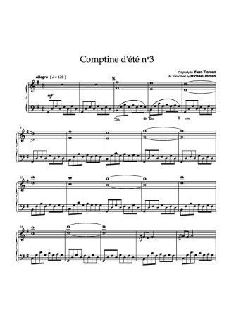 Score for Piano