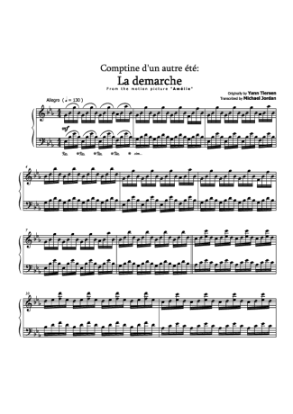 Score for Piano