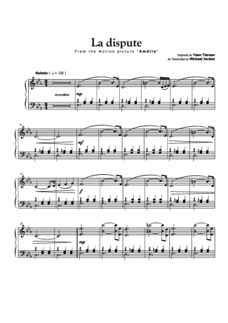 Score for Piano