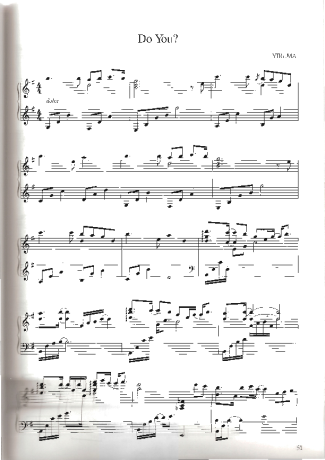 Yiruma Do You score for Piano