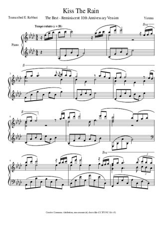 Yiruma  score for Piano