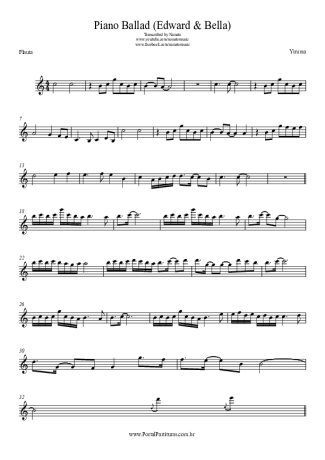 Yiruma  score for Flute