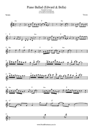 Yiruma  score for Keyboard