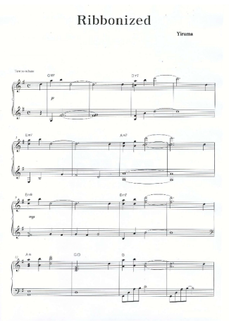 Yiruma  score for Piano