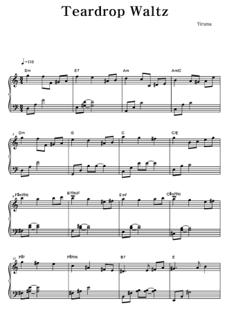 Yiruma  score for Piano