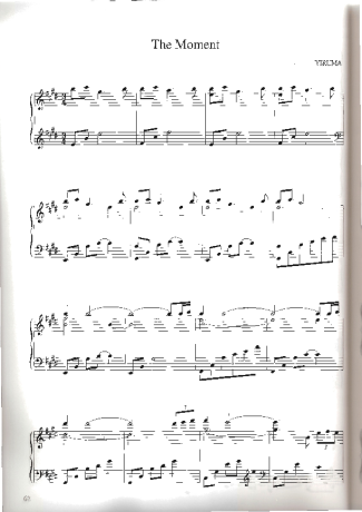 Yiruma The Moment score for Piano