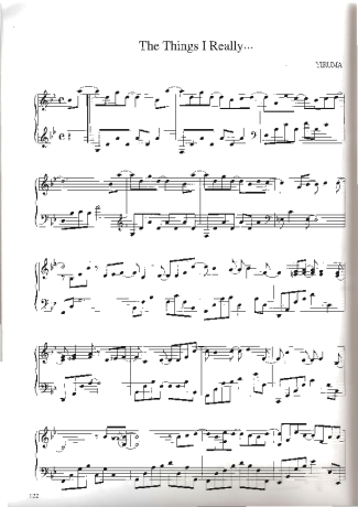 Yiruma The Things I Really score for Piano