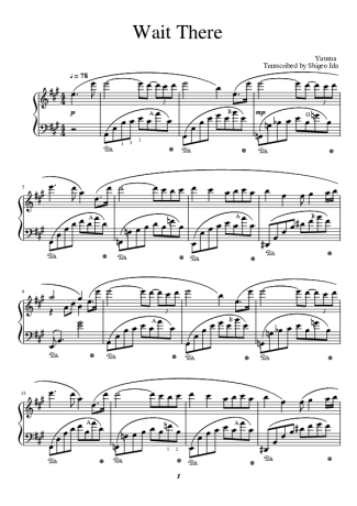 Yiruma  score for Piano