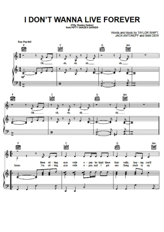 Zayn  score for Piano