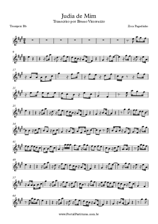 Zeca Pagodinho  score for Trumpet