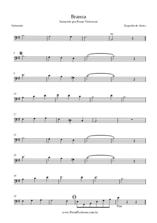 Zequinha de Abreu  score for Cello