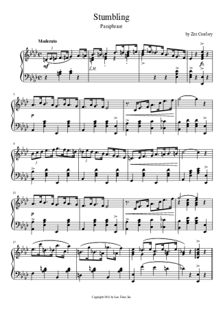 Zez Confrey  score for Piano