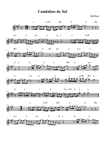 Zizi Possi  score for Tenor Saxophone Soprano (Bb)